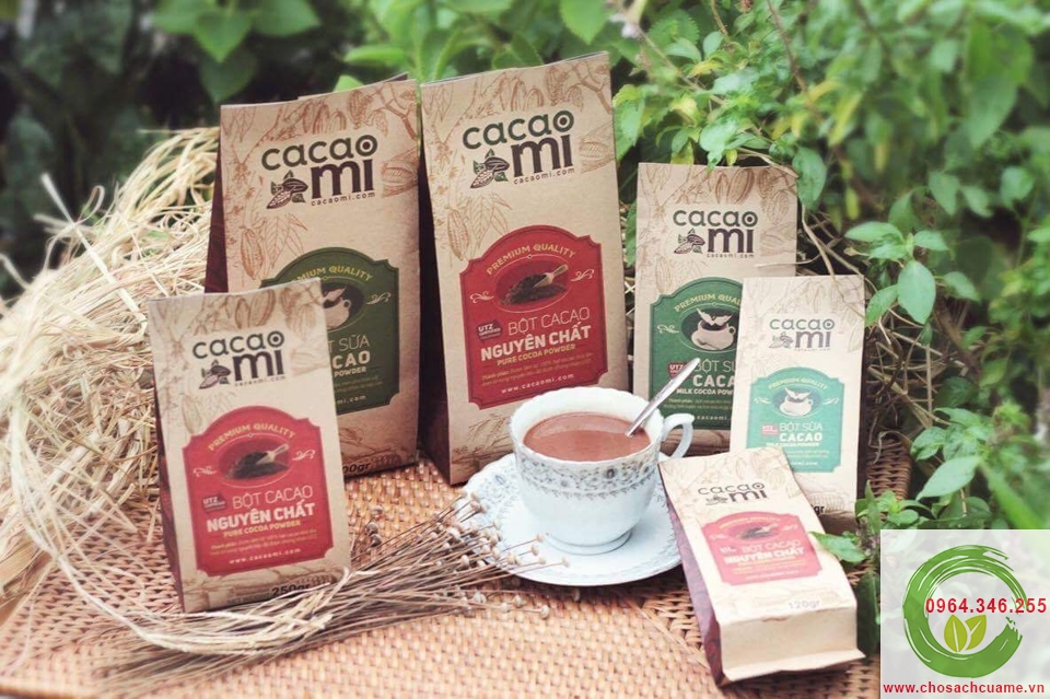 Bột cacao nguyên chất Việt Nam