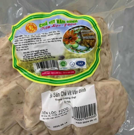 Chả vịt Vân Đình