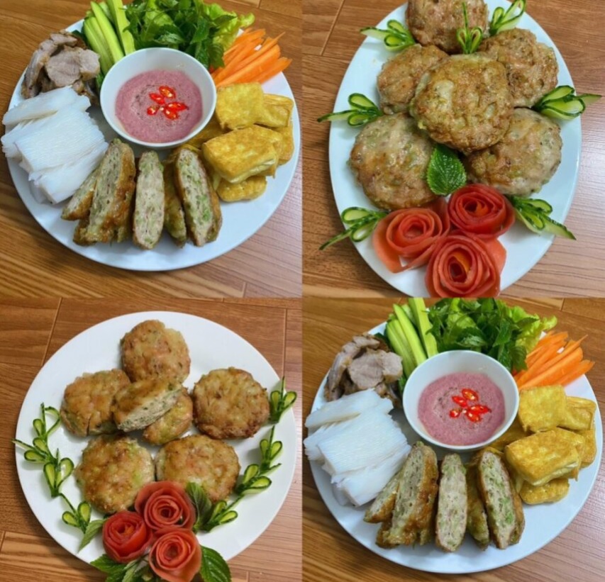 Ăn Chả Vịt Với Bún Hoặc Cơm Nóng